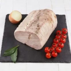 Rôti porc cuit poivre sans sel nitrité