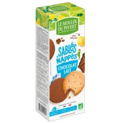 Sablé nappé de chocolat au lait 115g