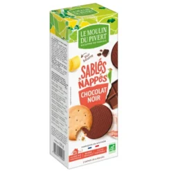 Sablé nappé de chocolat noir 115g