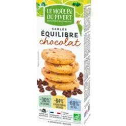 Sablés chocolat pépites Equilibre 150g