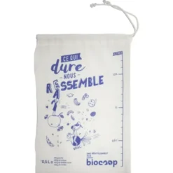 Sac en coton bio taille S - 30x20 cm
