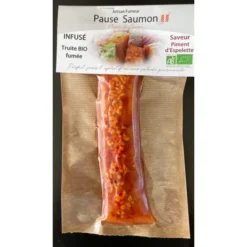 Saku truite fumée noisette Espelette 100g