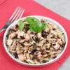 Salade chou riz noir à l'asiatique