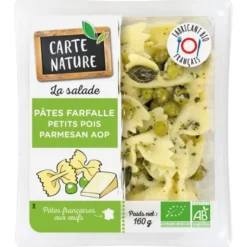 Salade farfalles petit pois parmesan AOP 160g