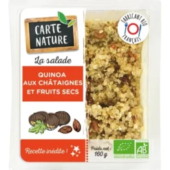 Salade quinoa châtaigne fruits secs 160g