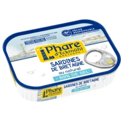 Sardine au naturel hyposodée 81g net égoutté