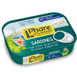 Sardines de bretagne au tartare d'algues 135g