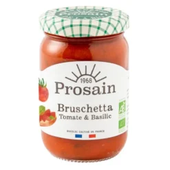 Sauce bruschetta tomate basilic 190g