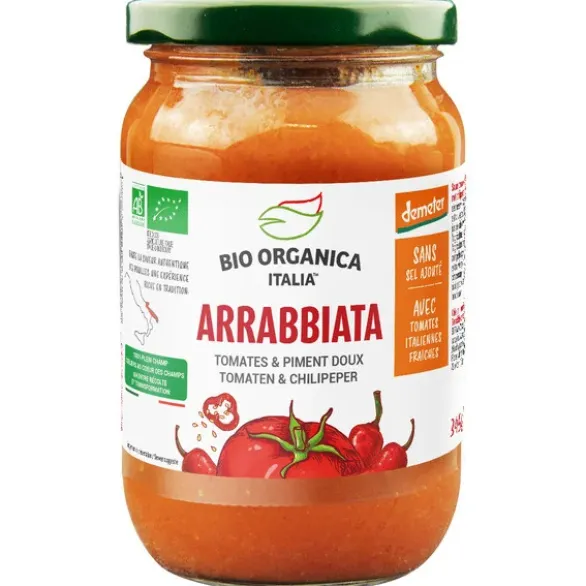 Sauce tomate arrabbiata piment 345g