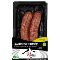 Saucisse à bouillir fumée (2) 200g