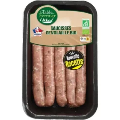 Saucisse de volaille aux herbes (5) 300g