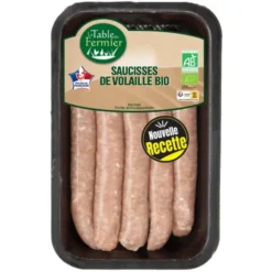 Saucisse de volaille crue (5) 300g
