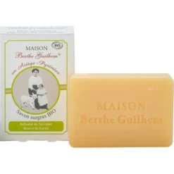 Savon au lait de chèvre - karité verveine 100g