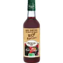 Sirop de fruits rouges au sucre de canne 50cl