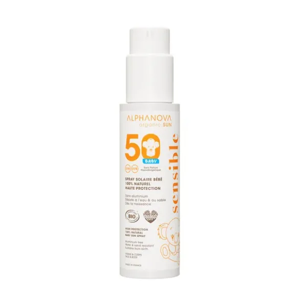 Solaire SPF50 bébé spray 100g