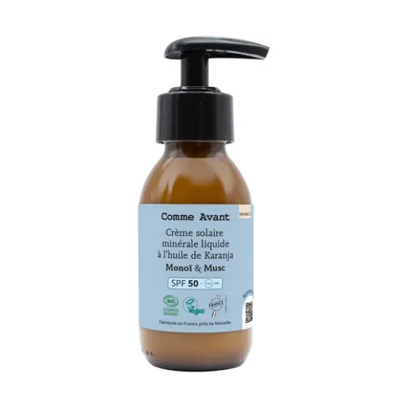 Solaire SPF50 crème monoï musc 90ml