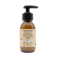 Solaire SPF50 crème vanille 90ml