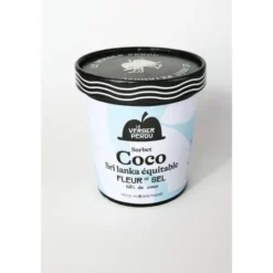 Sorbet coco fleur de sel 340g
