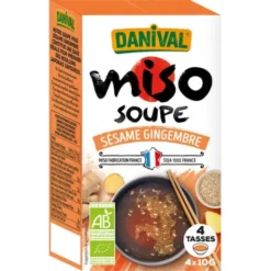 Soupe miso sésame gingembre (4) 40g