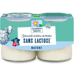 Spécialité laitière brebis délactosée nature 2x125g