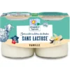 Spécialité laitière brebis délactosée vanille 2x125g