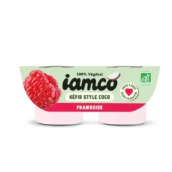 Spécialité végétale fermentée au lait de coco et à la framboise 2x100g