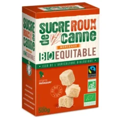 Sucre de canne roux morceaux 500g