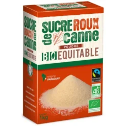 Sucre de canne roux poudre 1kg