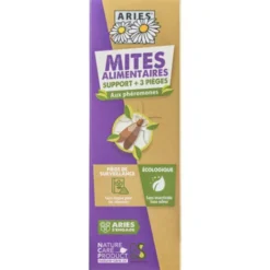 Support mites alimentaire + 3 pièges