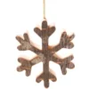 Suspension en bois - cristal