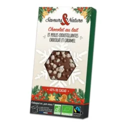 Tablette chocolat lait coproduit 70g