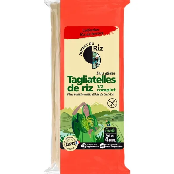 Tagliatelles thaïes de riz 1/2 complet 400g