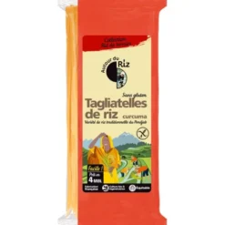 Tagliatelles thaïes de riz curcuma 400g