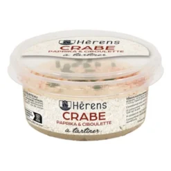 Tartinable crabe paprika ciboulette 130g