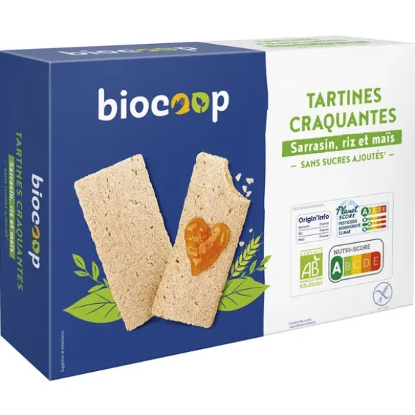 Tartine craquante sarrasin riz et maïs 270g