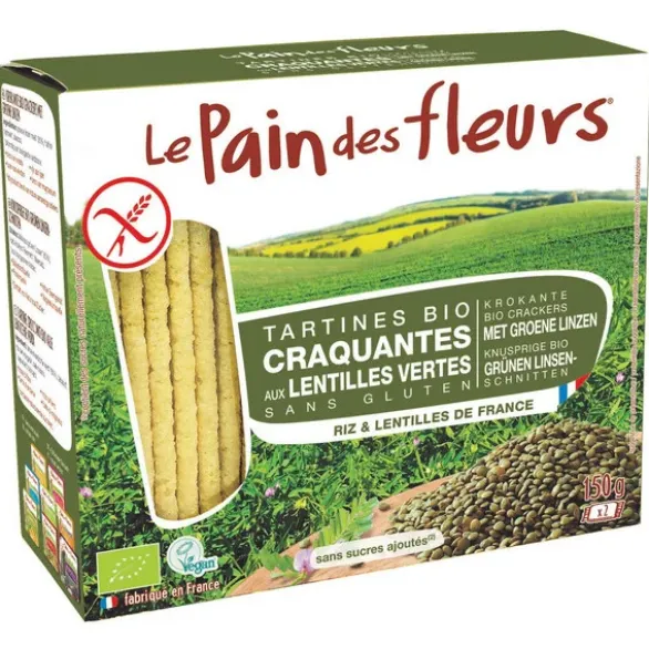 Tartines craquantes lentille verte 150g