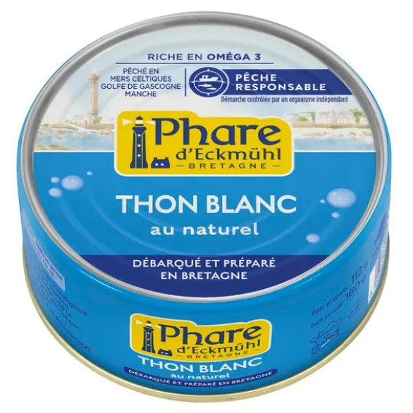 Thon blanc au naturel 112g net égoutté