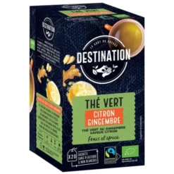 Thé vert citron gingembre 20x1,8g