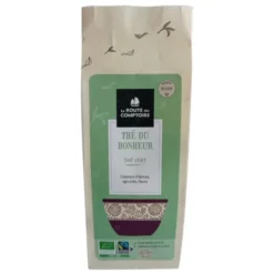 Thé vert du bonheur Copeaux d'épices, agrumes, fleurs 100g