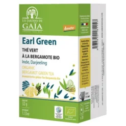 Thé vert earl grey 20x1,6g