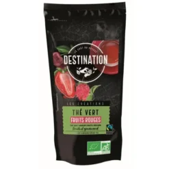 Thé vert fruits rouges 100g