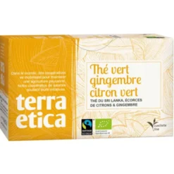 Thé vert gingembre citron vert