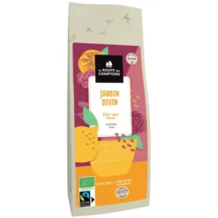 Thé vert Jardin Divin citron framboise 100g