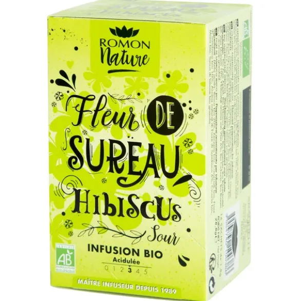 Tisane fleur de sureau hibiscus 16x1,8g
