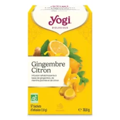 Tisane gingembre citron 17x1.8g