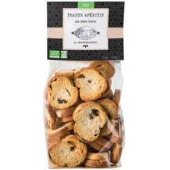 Toasts aux olives noires 140g