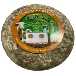 Tomme brebis au lait pasteurisé fenugrec 34%MG