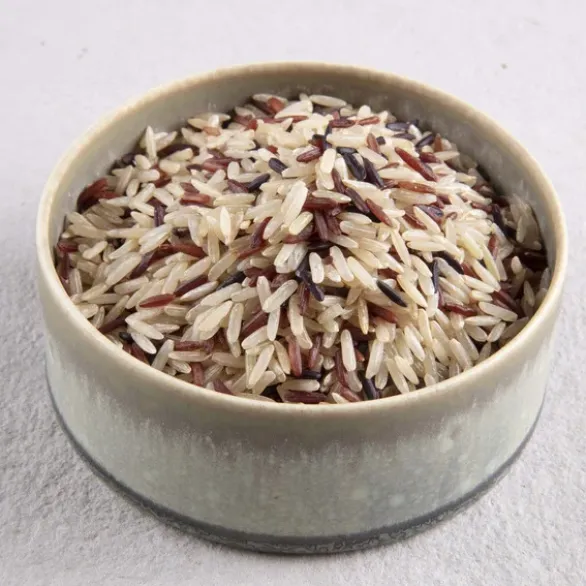 Trio de riz complet brun rouge noir Bio