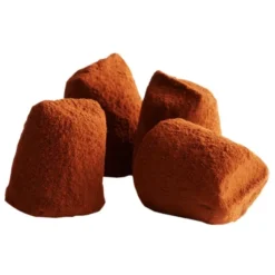 Truffe fantaisie au chocolat noir et aux éclats de noisette Bio