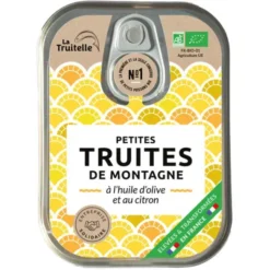 Truite de montagne à l'huile d'olive et au citron 100g